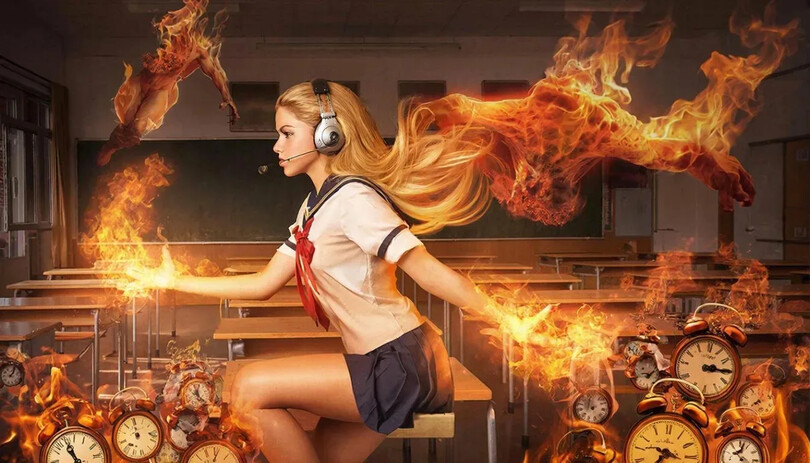 нейрослоп деовчки часы и магия 7 